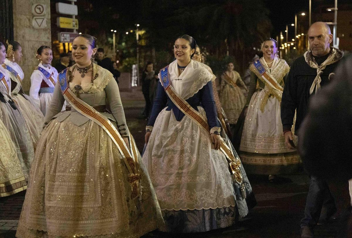 Las imágenes de la Nit d'Albaes en Sagunt