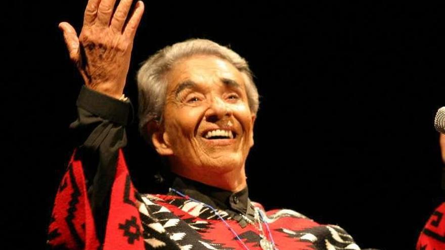 La fallecida Chavela Vargas.