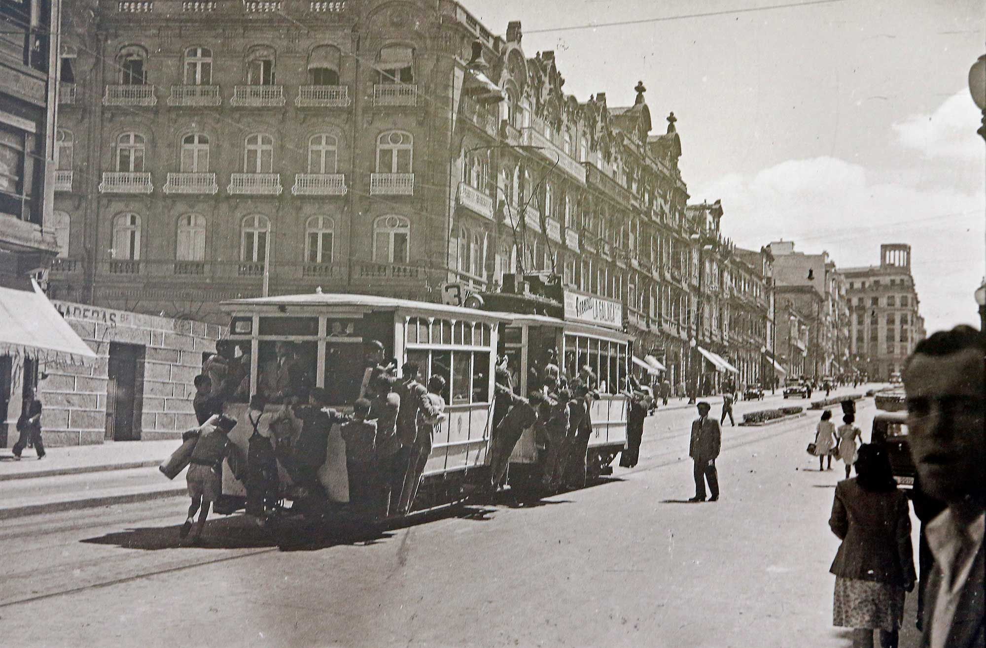 El Vigo que quizá nunca conociste Los tranvías, el primer transporte metropolitano