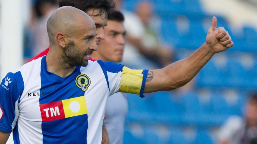 Chechu Flores, durante un partido de esta temporada