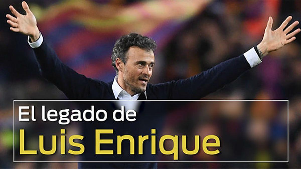 El legado de Luis Enrique como entrenador del Barça