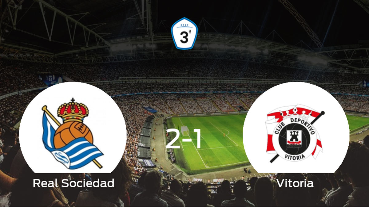 La Real Sociedad C consigue la victoria en casa frente al CD Vitoria (2-1)