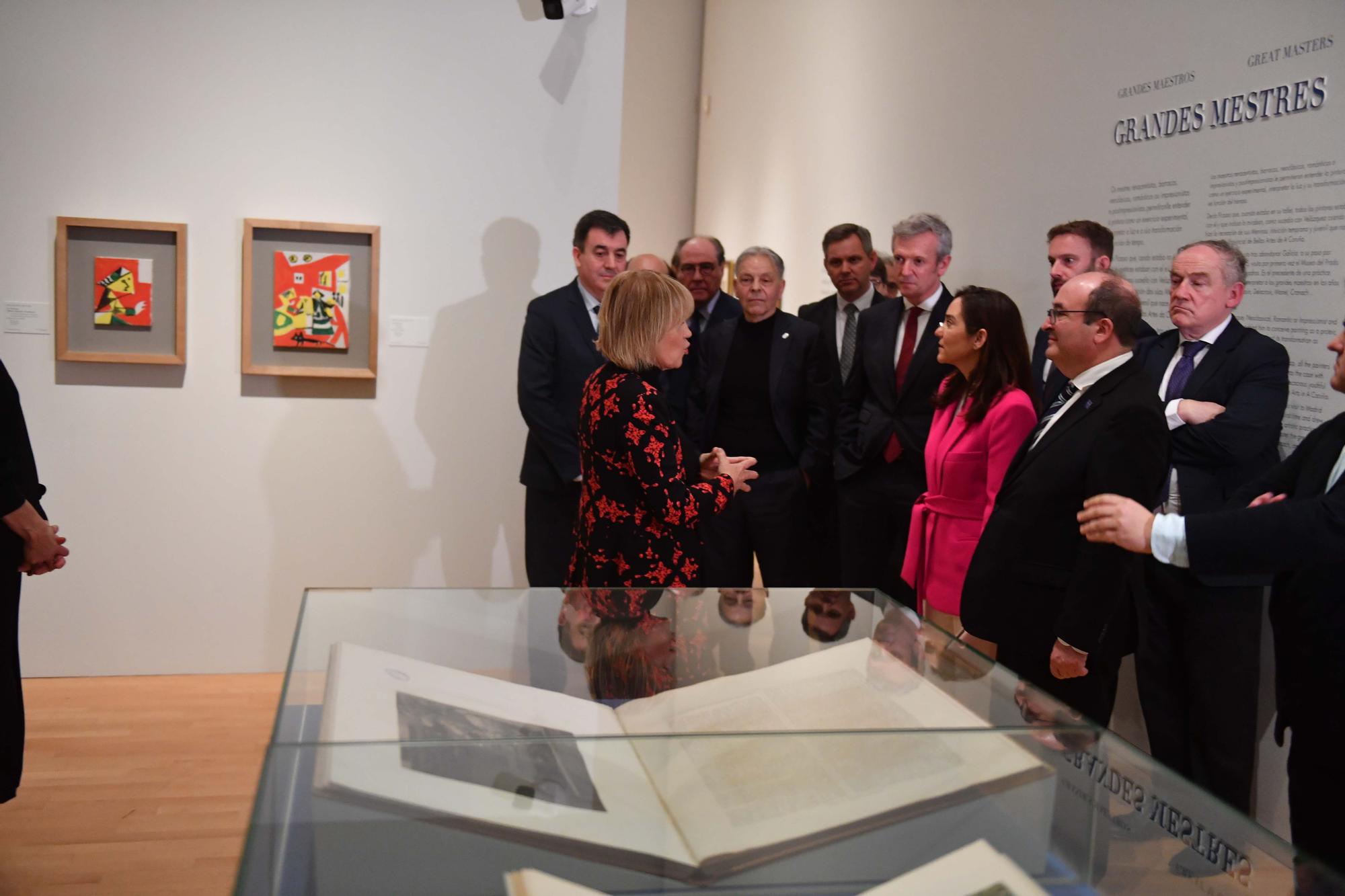 El Museo de Belas Artes de A Coruña expone la muestra 'Picasso blanco en el recuerdo azul'