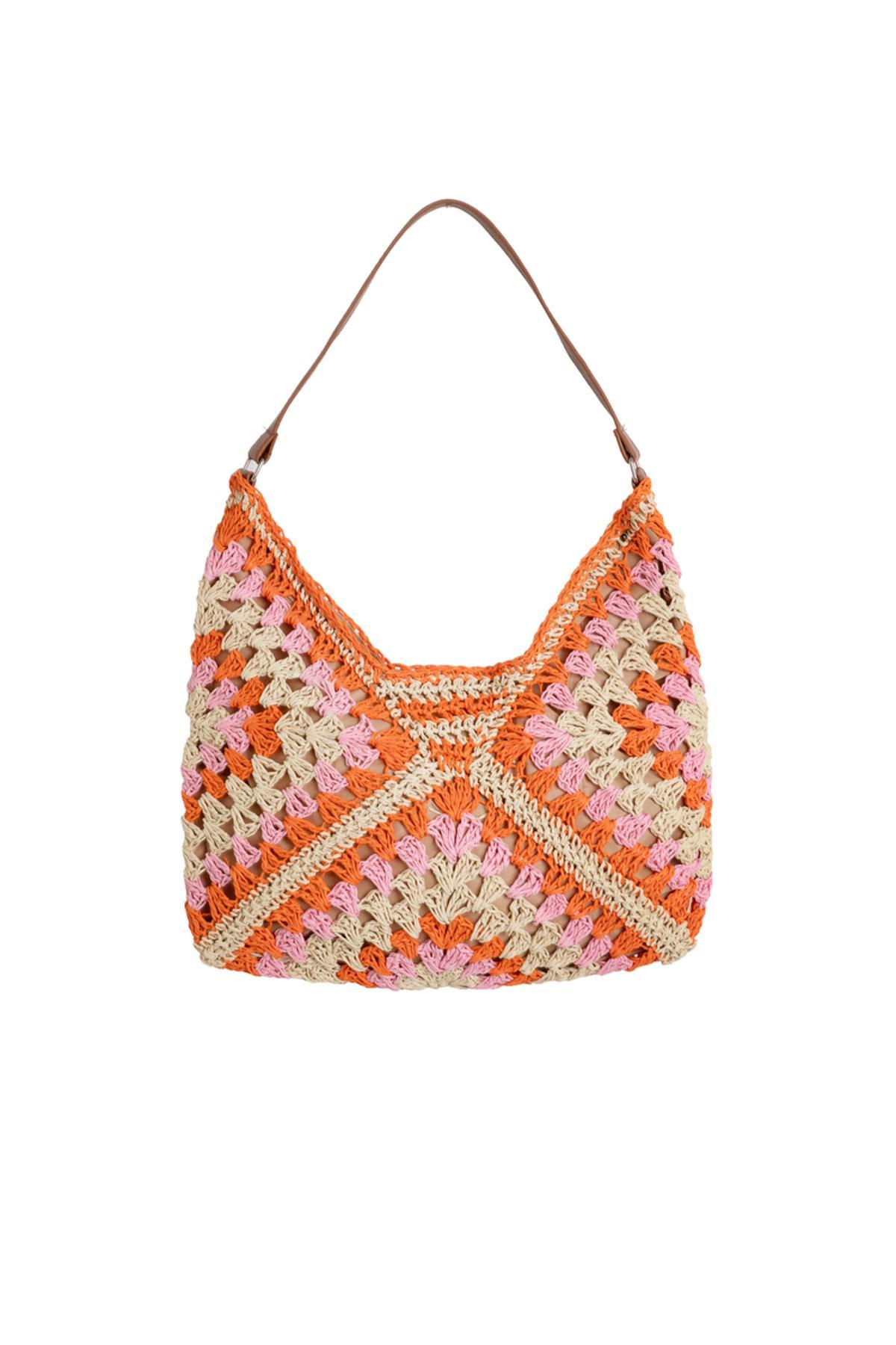 Bolso crochet estilo tropical de SHEIN.
