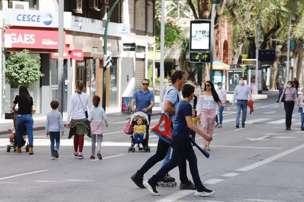 Coronavirus en Murcia: Así ha sido el primer día de desconfinamiento para los niños