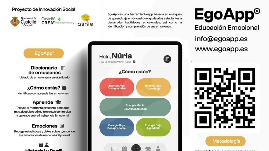 EgoApp, una aplicación que facilita la gestión emocional en los centros educativos de Castellón