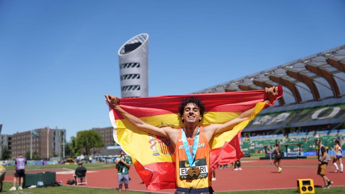 Bakr El Asri logra un oro histórico en el Mundial sub'20