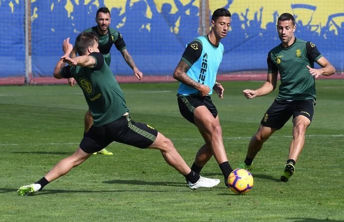 01/02/2019 TELDE. Entrenamiento UD Las Palmas en El Hornillo.  Fotografa: YAIZA SOCORRO.