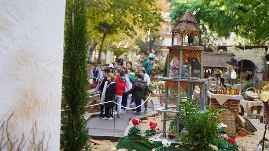 Más de 3.500 escolares han visitado el Belén Monumental de Xàtiva