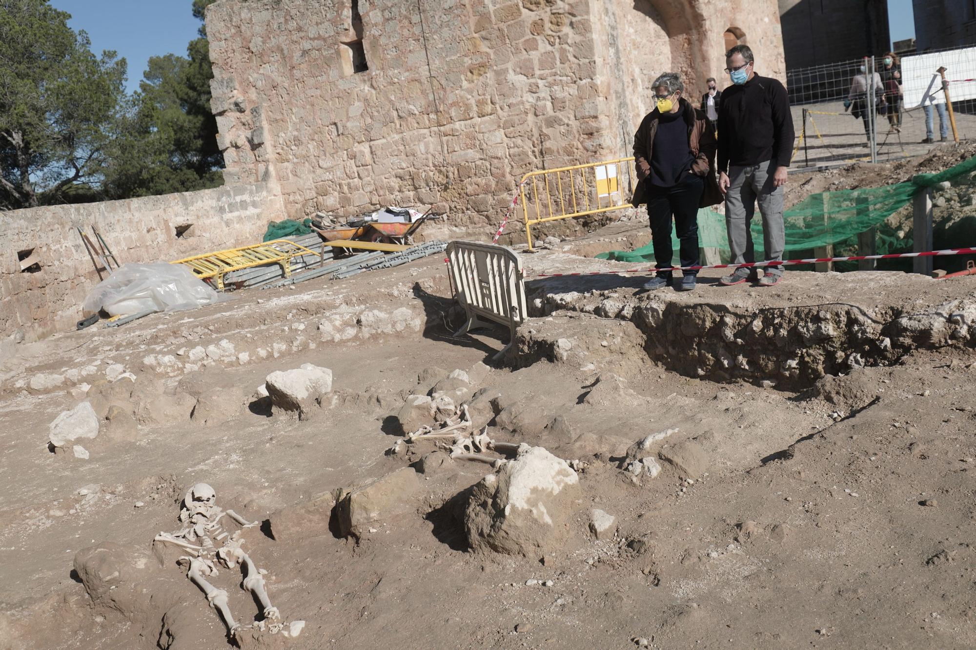 Hallan dos cuerpos de la guerra de Independencia en unas obras en Palma