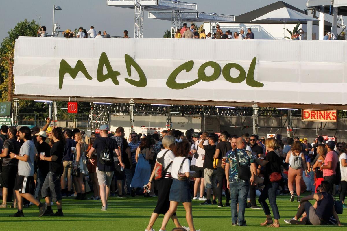 GRAF9331. MADRID, 12/07/2018.- Aspecto del recinto instalado en el barrio madrileño de Valdebebas, donde se celebra desde hoy y hasta el próximo Domingo la tercera edición del festival de música Mad Cool. EFE / Victor Lerena