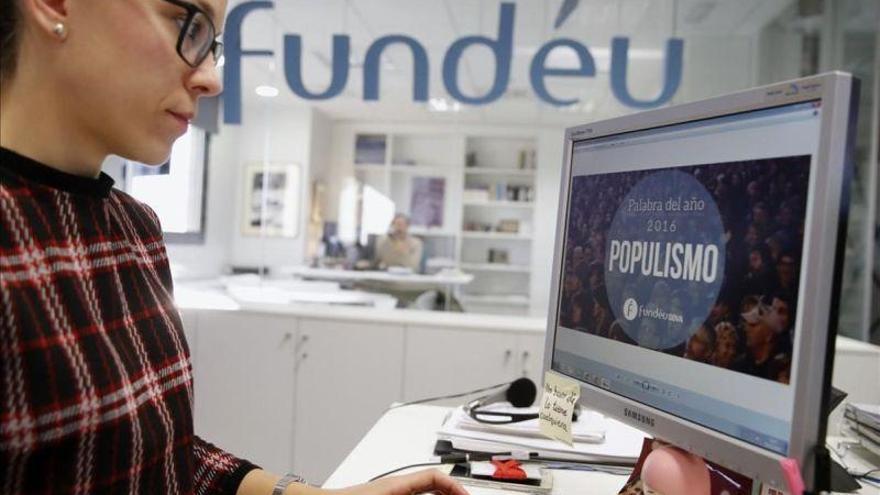 &#039;Populismo&#039;, palabra del año para la Fundéu 2016