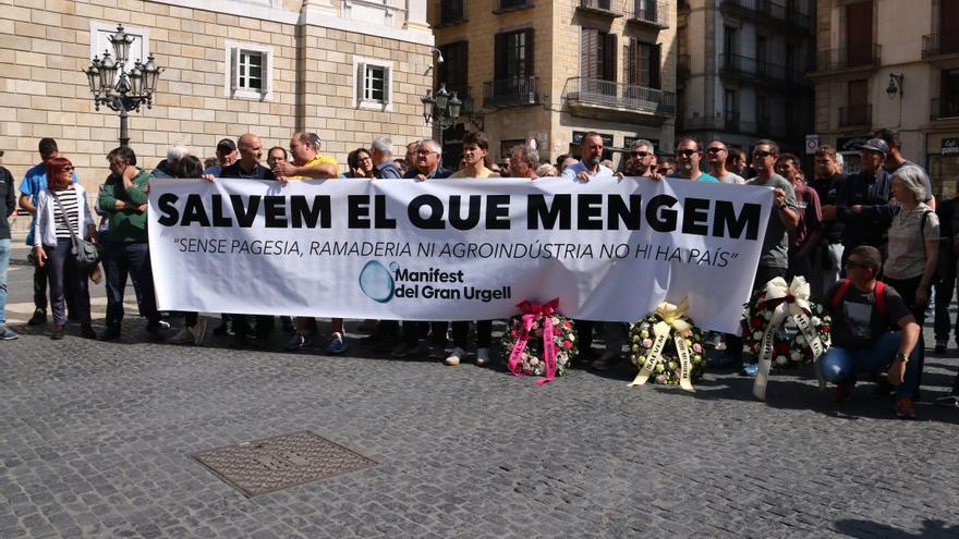 Els pagesos reclamen ajuts immediats pel tancament dels canals