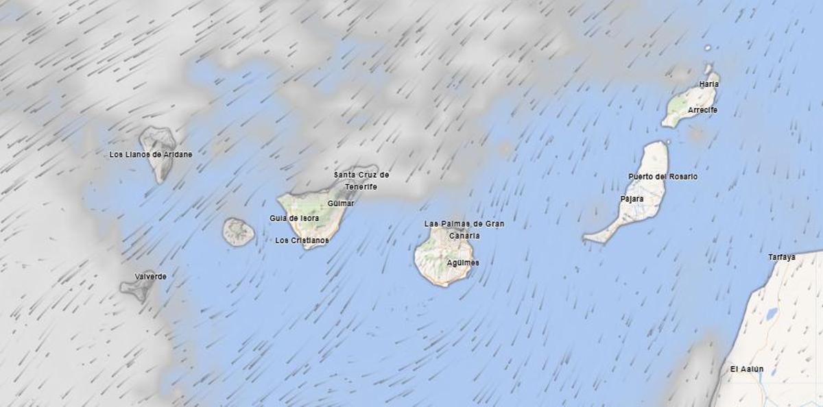 Mapa del tiempo.