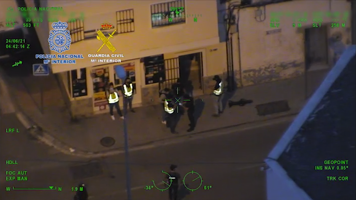 Operación Blaki de la Policía y la Guardia Civil contra el narcotráfico el 22 de julio de 2021