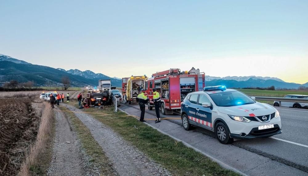 Accident de trànsit a Fontanals de Cerdanya