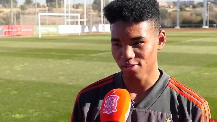 Marvin Park se estrena con la selecciÃ³n espaÃ±ola sub-19.