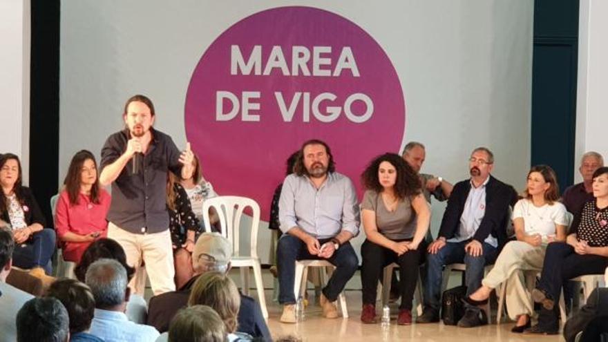 Pablo Iglesias en Vigo: "La calidad en la atención sanitaria no depende de la caridad de ningún millonario"