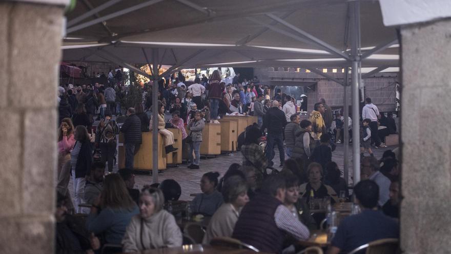GALERÍA | Así es el Mercado Medieval de Cáceres con el regreso de la cetrería