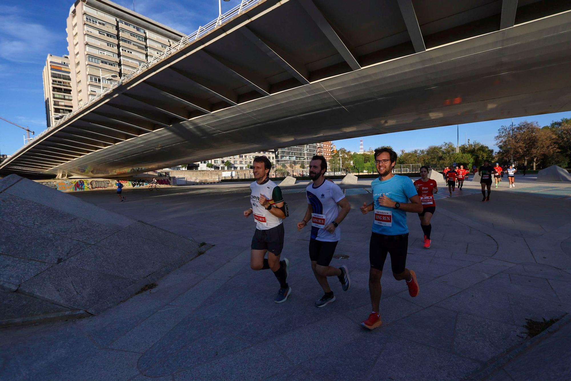 Entrenamiento long Run New Balance previo a la Maratón de Valencia