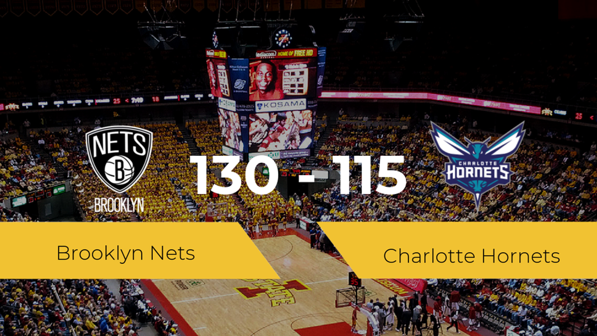 Brooklyn Nets derrota a Charlotte Hornets por 130-115