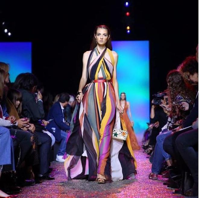Elie Saab primavera- verano 2017, multicolor