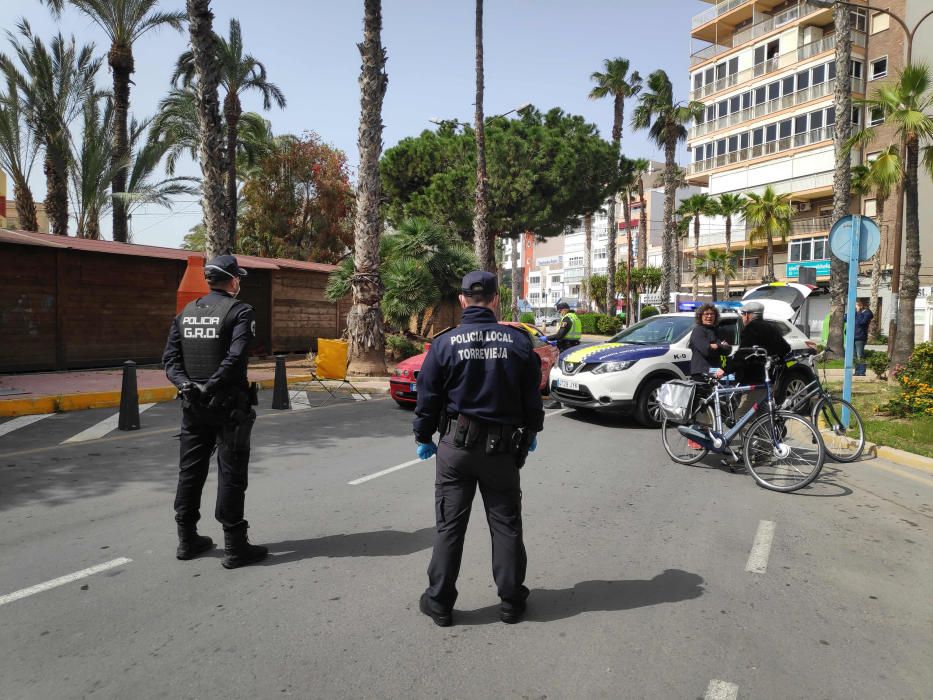 La Policía Local de Torrevieja impone cien multas por incumplir la curentena