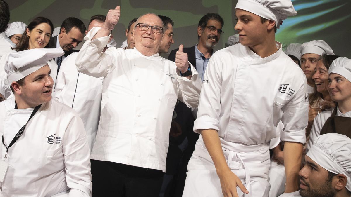 Juan Mari Arzak, durante el acto.