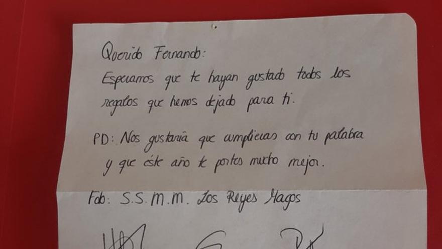 Carta de los Reyes Magos