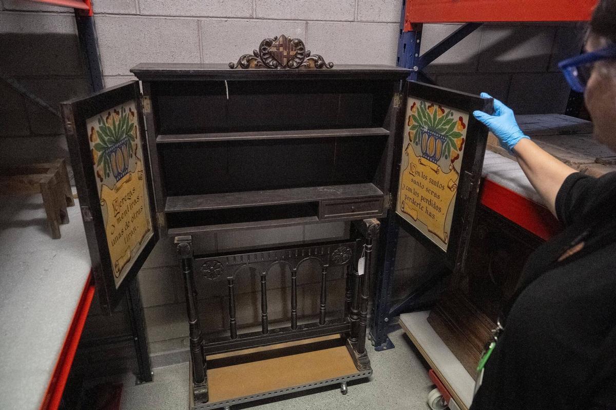 Una 'biblioteca circulante' de Josep Goday, entre las piezas destacadas de la colección de objetos pedagógicos del Museu d'Història de Barcelona