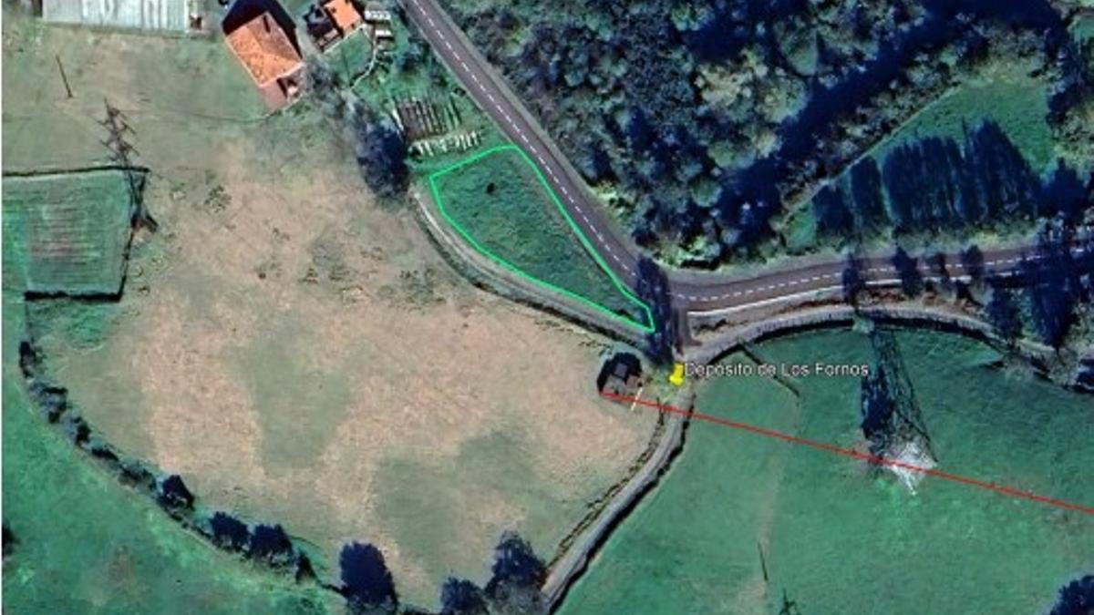 Parcela donde se prevé la ETAP, según una imagen del proyecto que aparece en la documentación para la licitación.