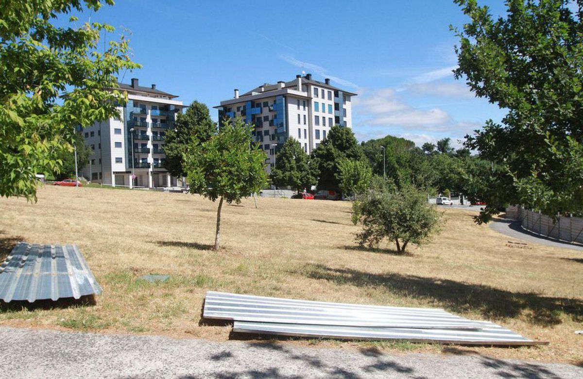 Solar del campus norte en el que se ubicará la sede. | Iñaki Osorio