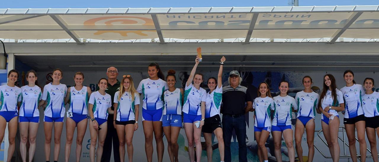 Las ilicitanas, subidas al podium en La Nucía