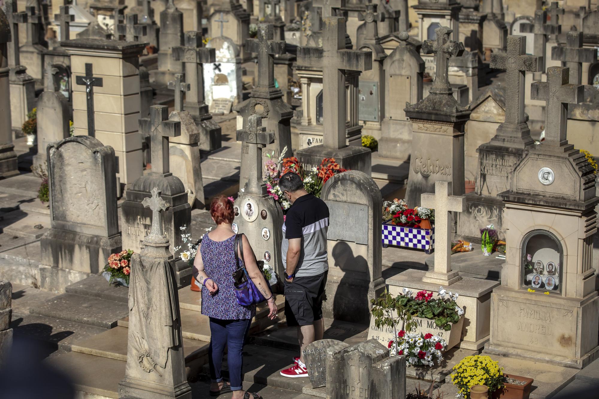 Tots Sants en el cementerio de Palma