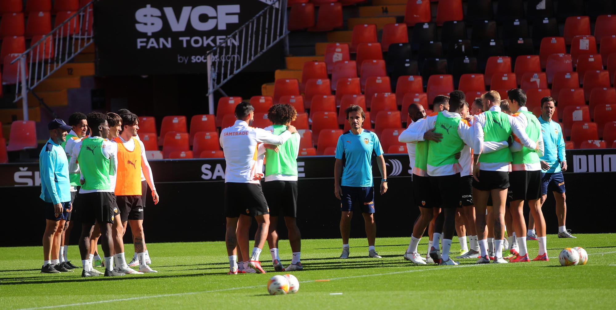 Así ha sido el entrenamiento del Valencia de hoy