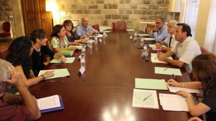 Reunió dels representants de les capitals de comarca