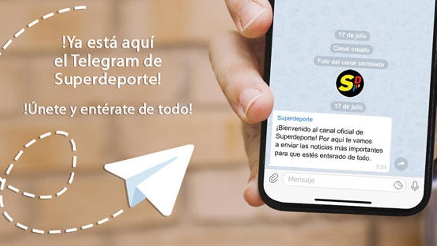 Sigue el canal de Telegram de Superdeporte y entérate de la actualidad antes que nadie