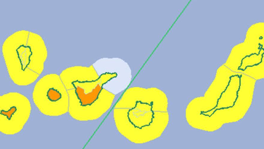 Previsión del día: Viento y mala mar en Canarias