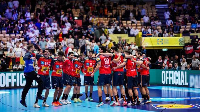 La selección española masculina de balonmano en el Europeo