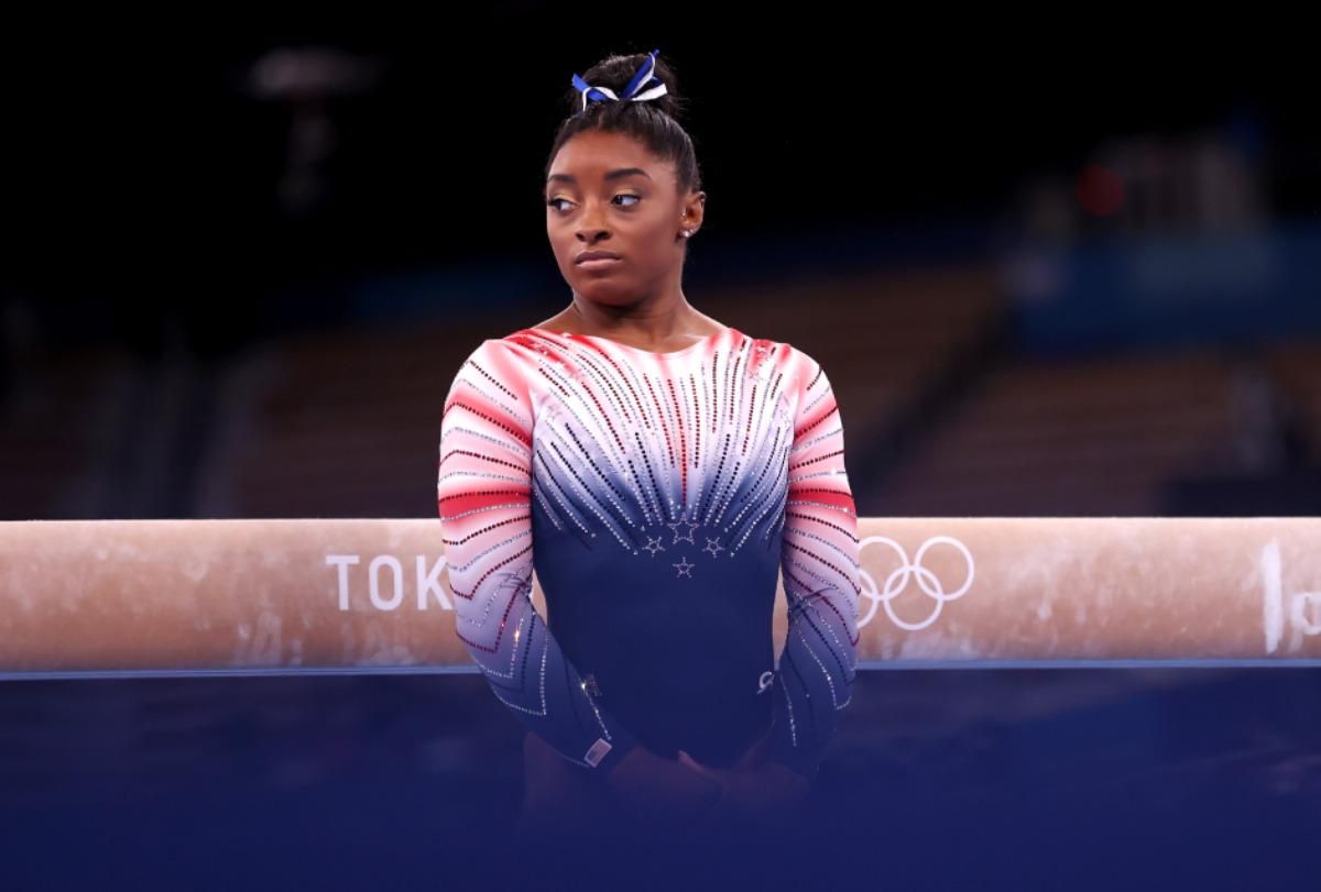 Simone Biles, en los Juegos Olímpios de Tokio