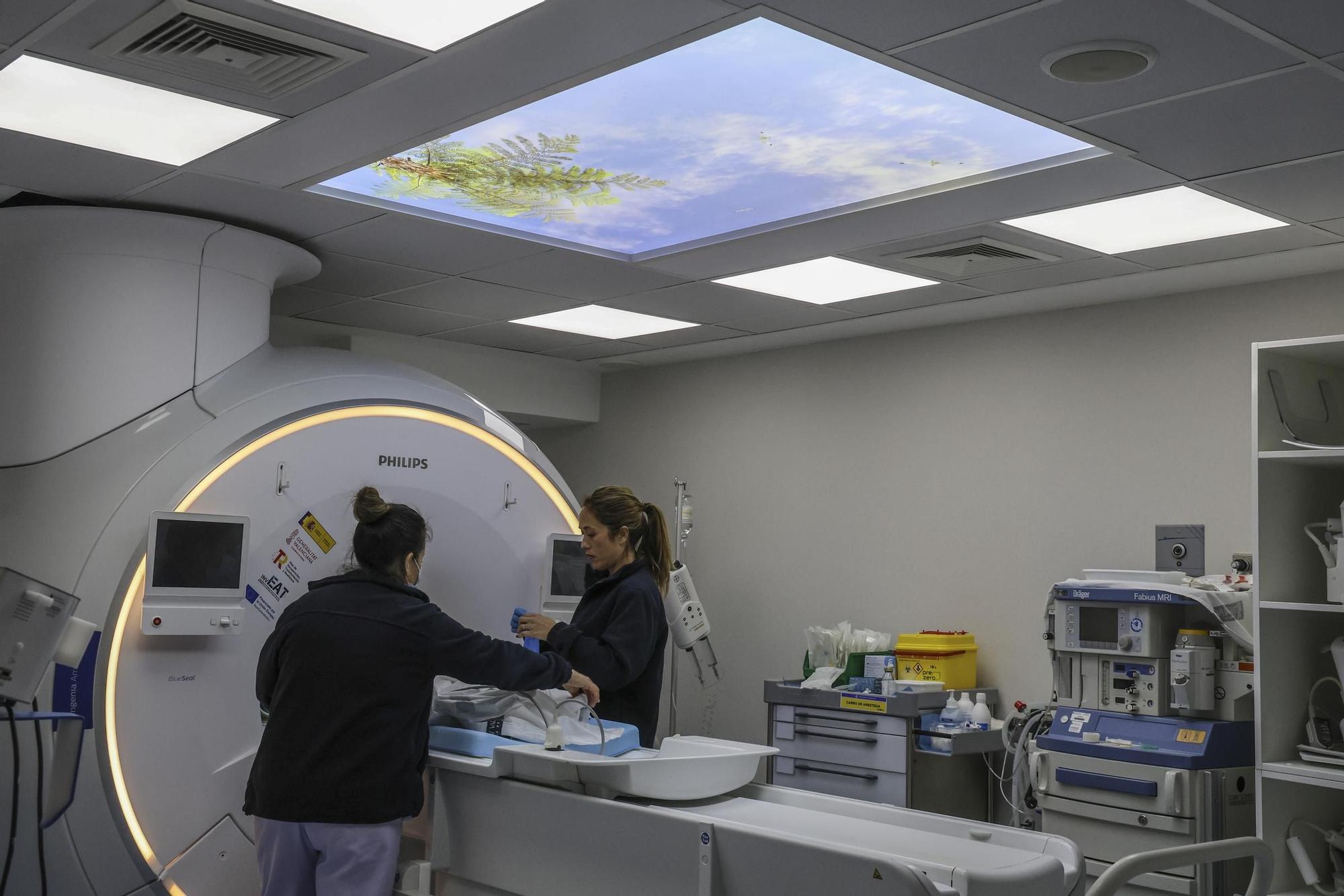 Primera sala de resonancias para pacientes con claustrofobia en Alicante