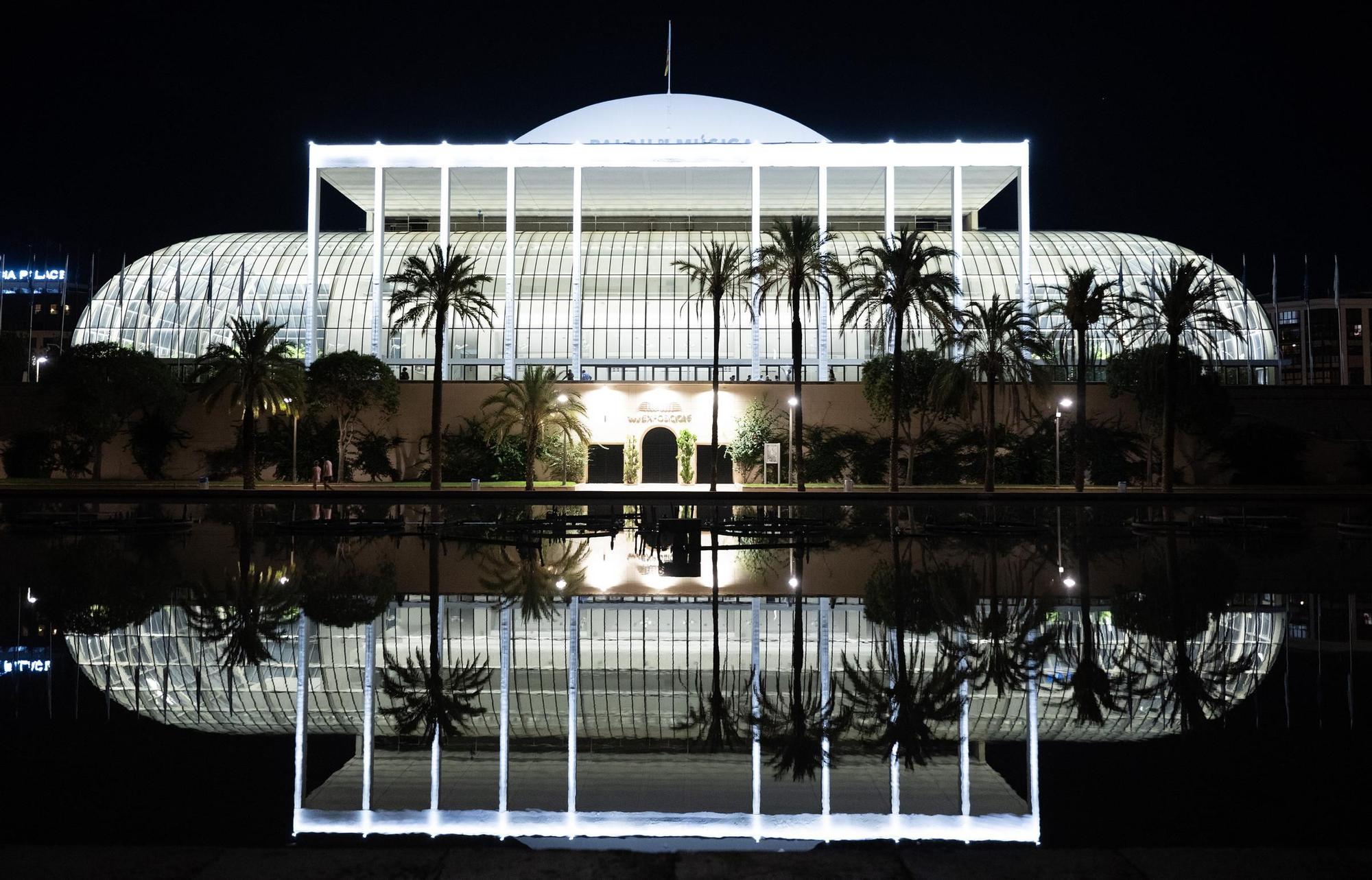 El Palau de la Música estrena iluminación