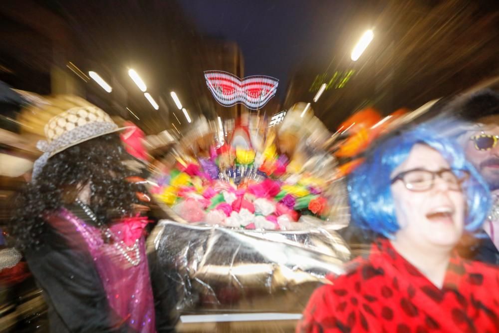 Carnaval de Gijón 2018: entierro de la sardina