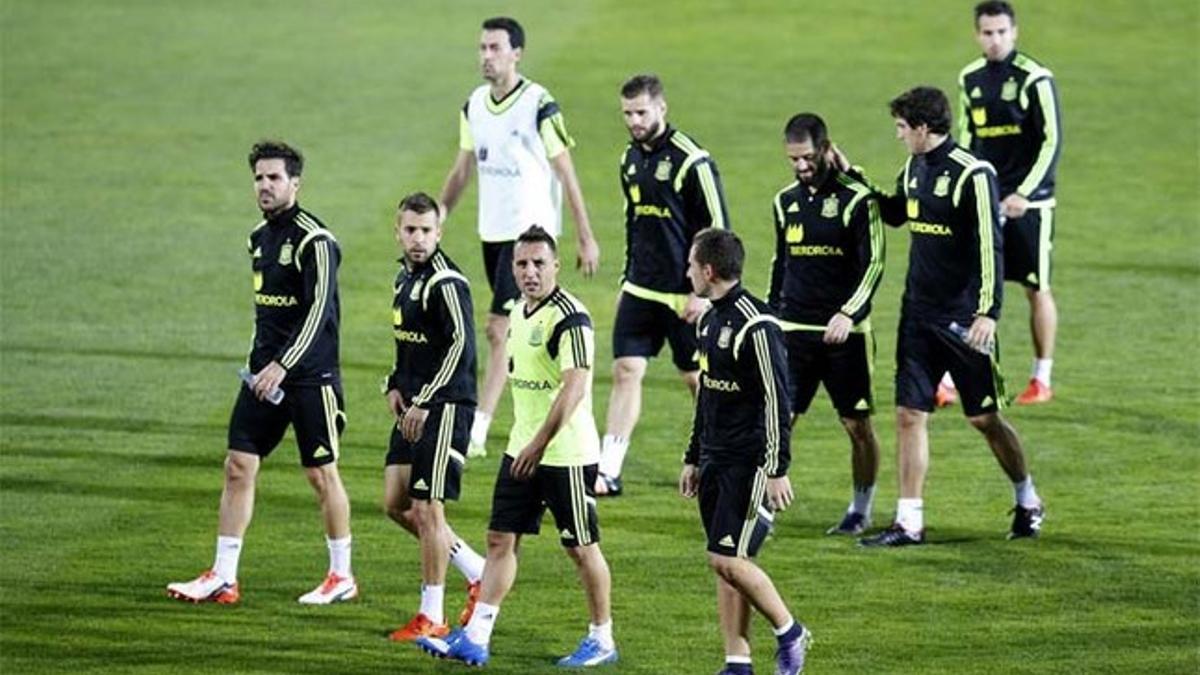 La selección española prepara el encuentro contra Luxemburgo