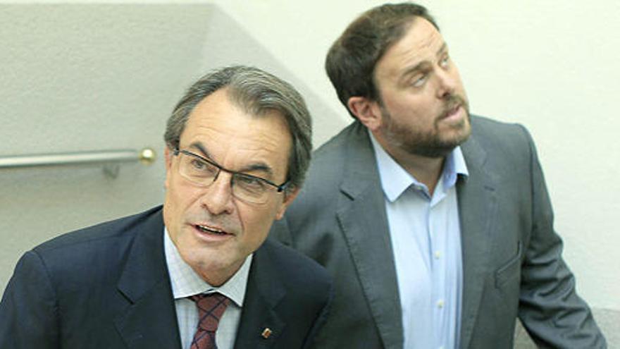 Artur Mas y Oriol Junqueras.