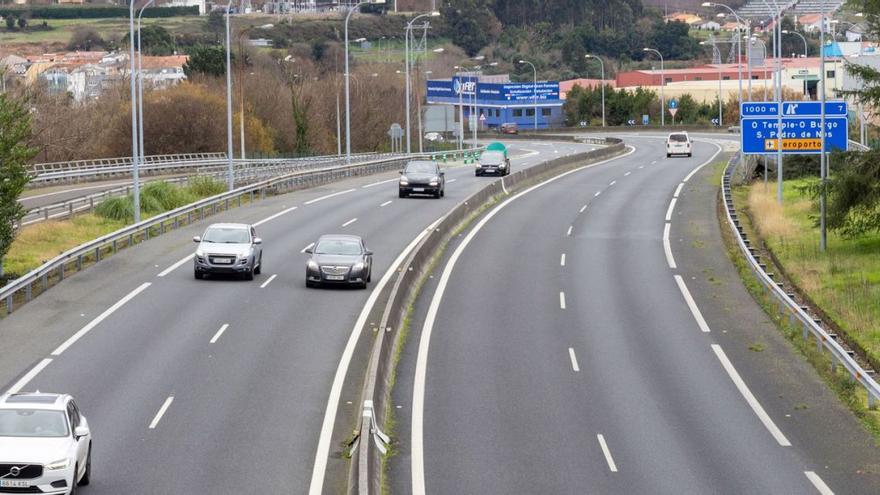 La autopista AP-9 en las proximidades de A Coruña. |   // LA OPINIÓN