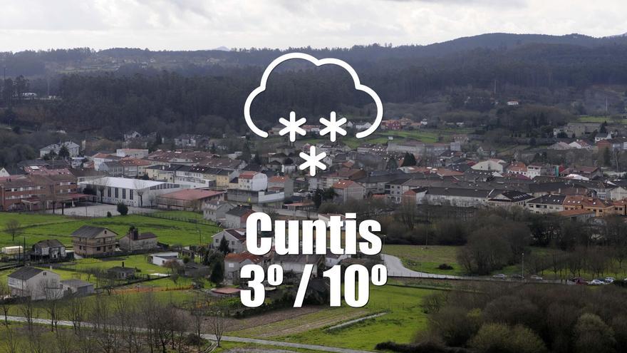 El tiempo en Cuntis: previsión meteorológica para hoy, martes 26 de marzo
