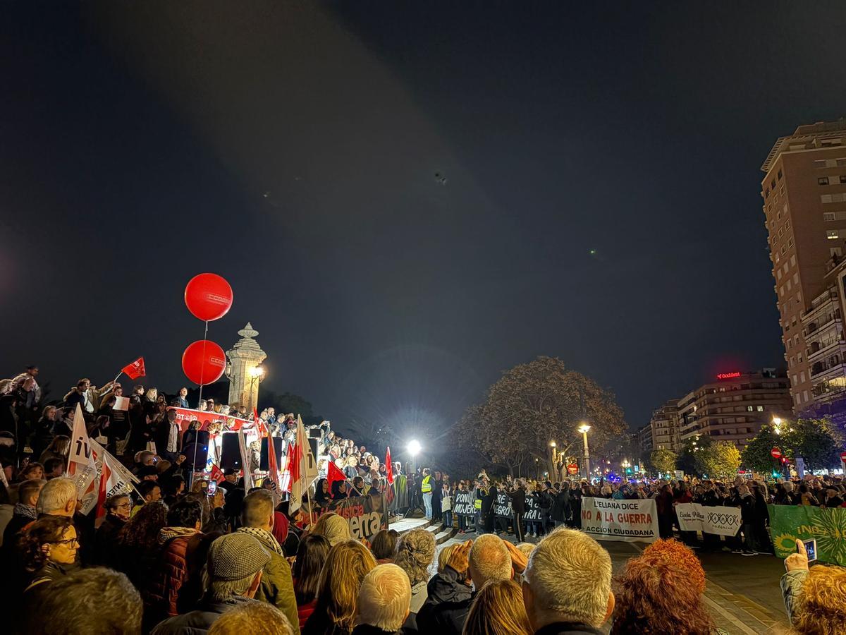 Lectura del manifiesto.