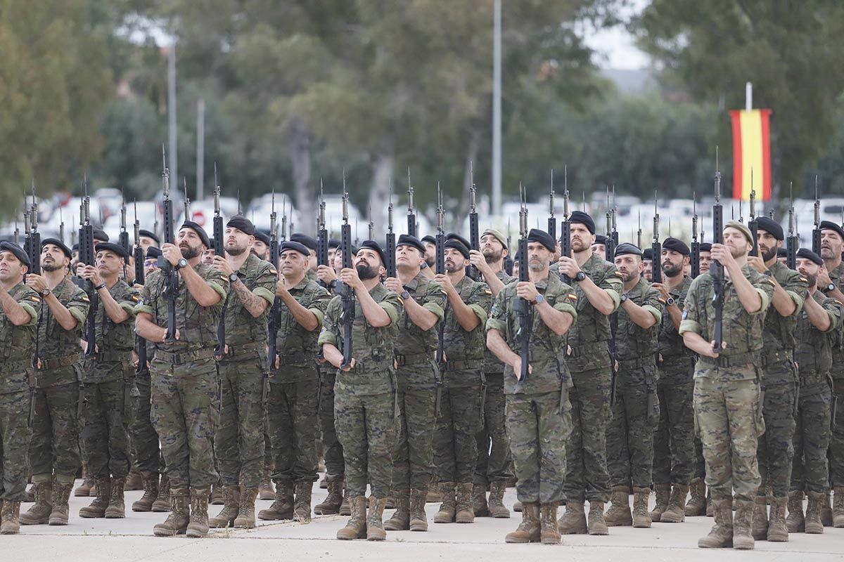 Despedida del contingente de la Brigada Guzmán el Bueno con misión en Letonia