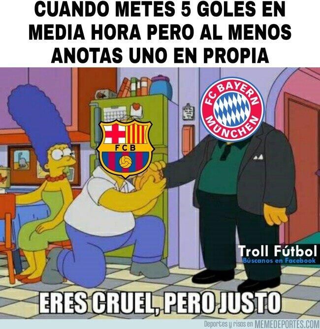 Los mejores memes del Barcelona - Bayern de Champions